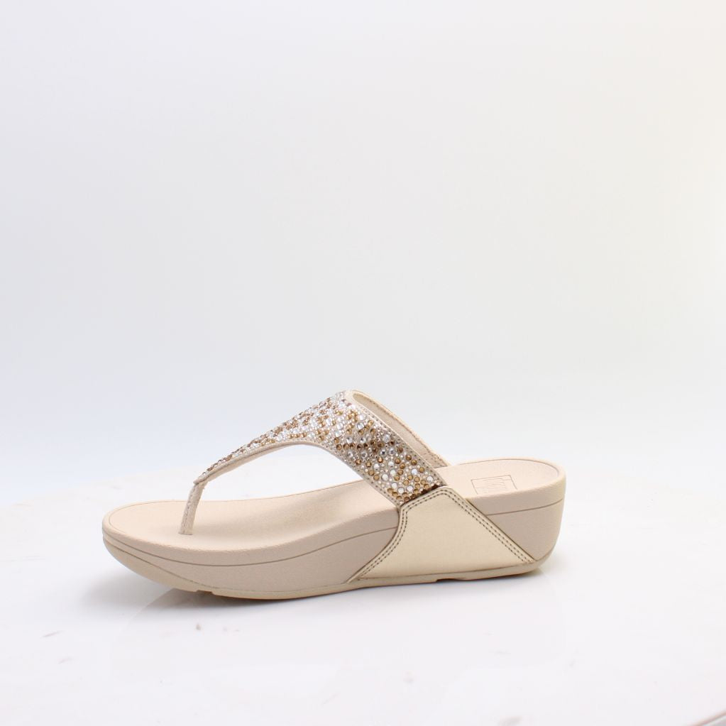 LULU CRYSTAL TOE POST FITFLOP