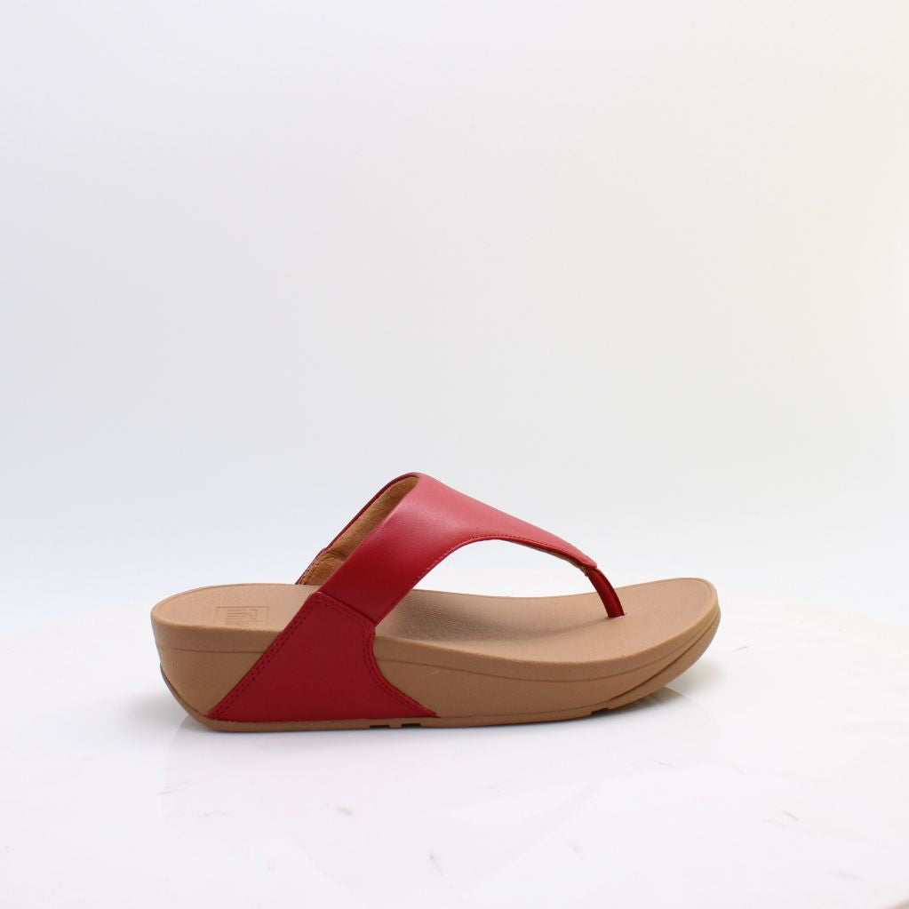 LULU LEATHER TOE POST FITFLOP