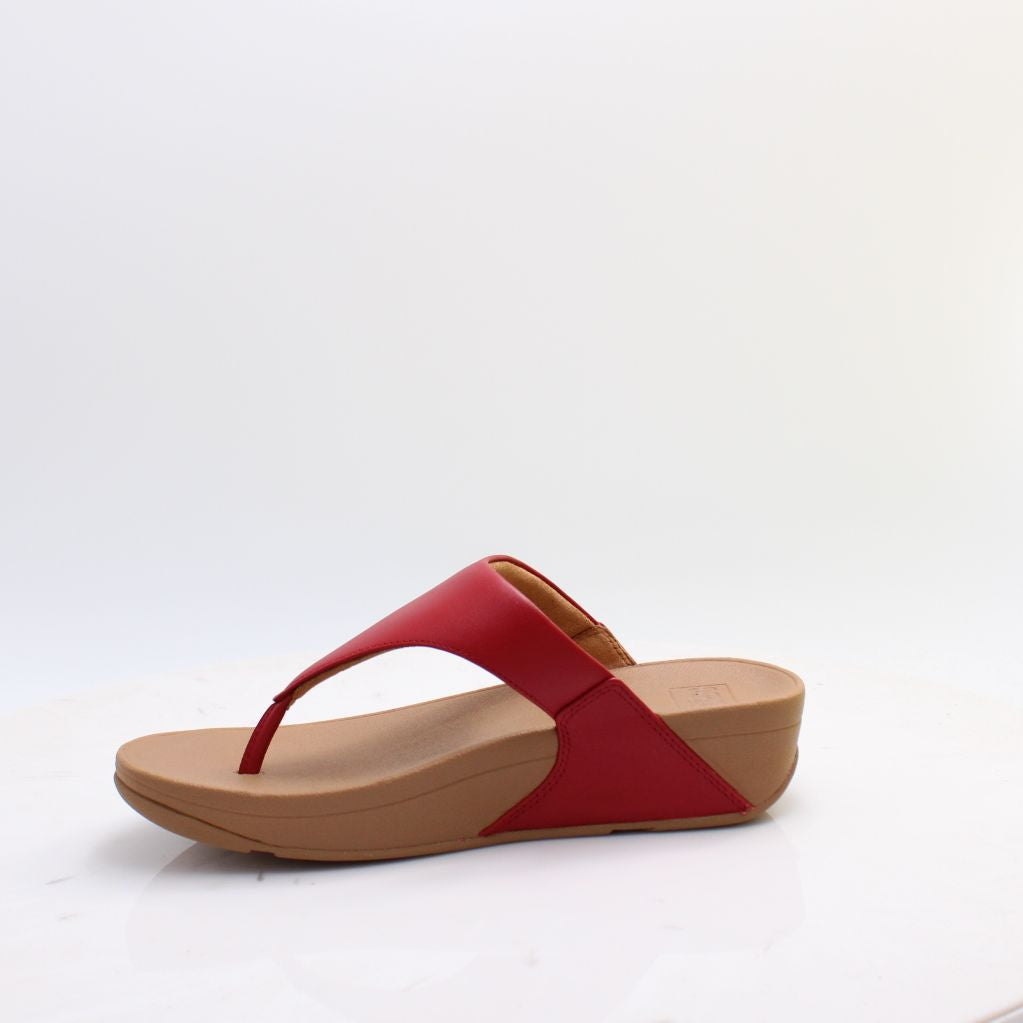 LULU LEATHER TOE POST FITFLOP