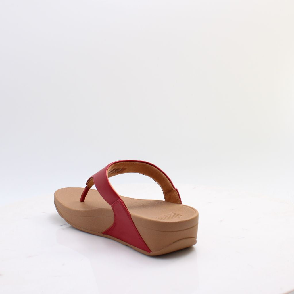 LULU LEATHER TOE POST FITFLOP