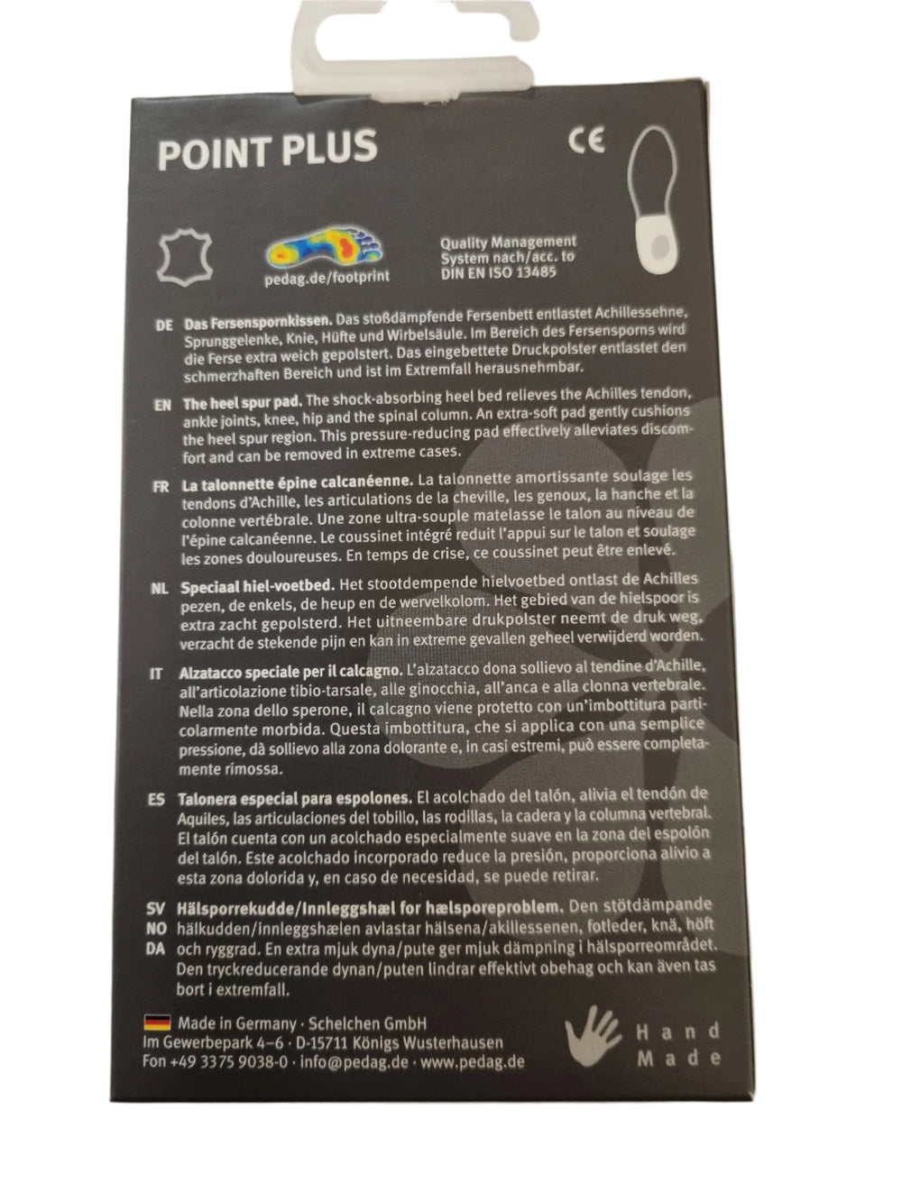 POINT PLUS HEEL SPUR PAD