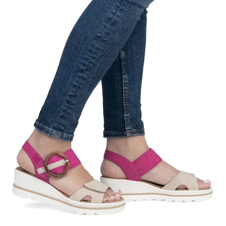 67476 RIEKER 25 SANDALS