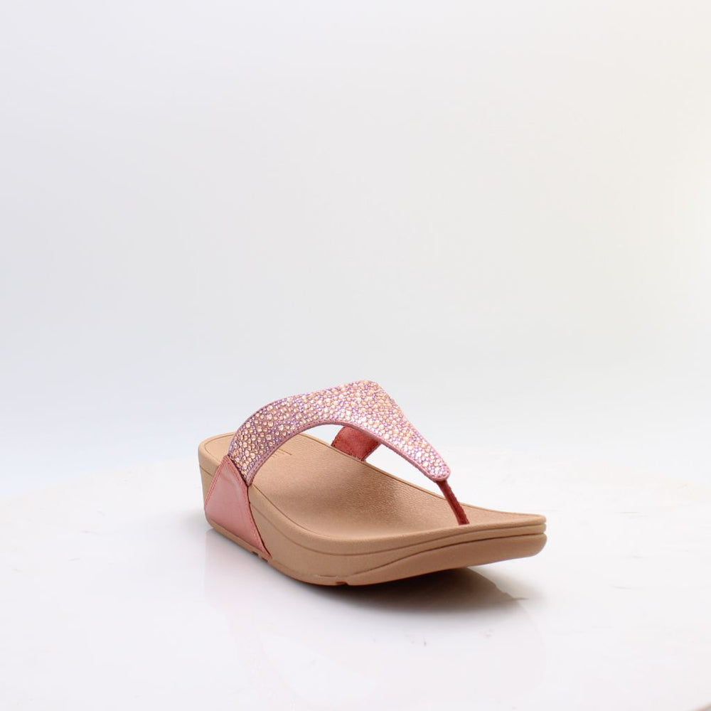 LULU CRYSTAL TOE POST FITFLOP SANDAL