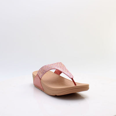 LULU CRYSTAL TOE POST FITFLOP SANDAL