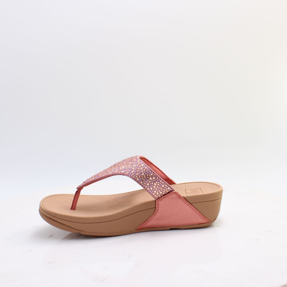 LULU CRYSTAL TOE POST FITFLOP SANDAL