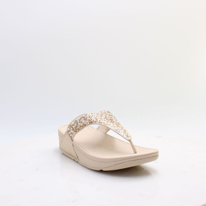 LULU CRYSTAL TOE POST FITFLOP SANDAL