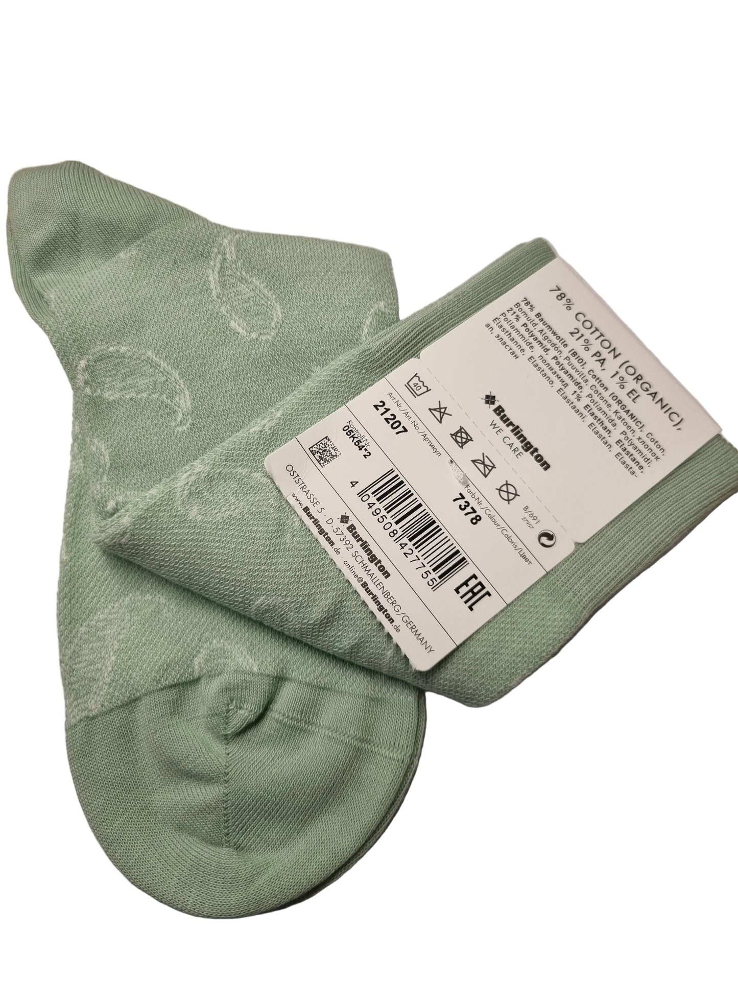 21207 PAISLEY BURLINGTON SOCKS