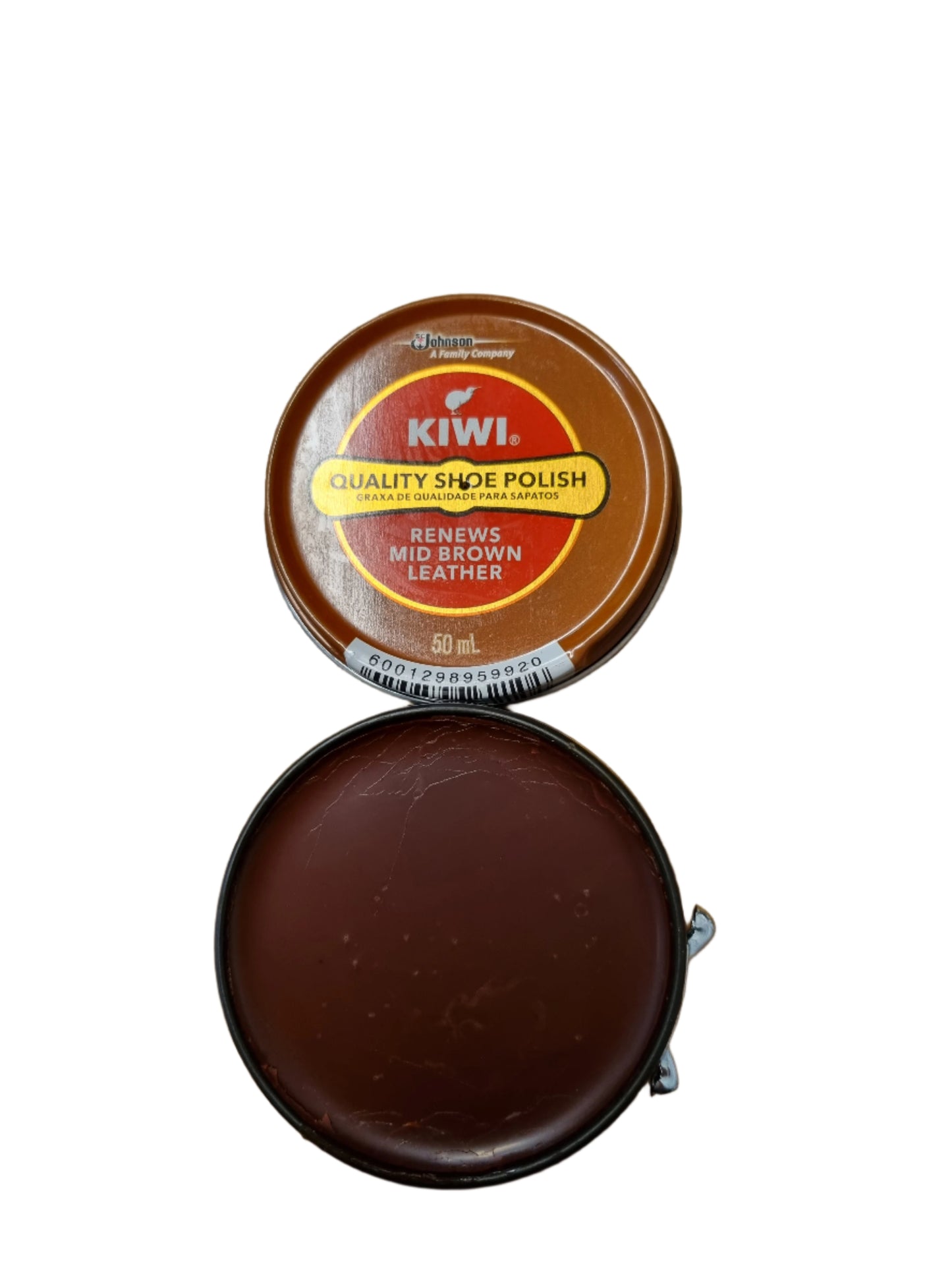 KIWI QUALITY MID BROWN SHOE POLISH