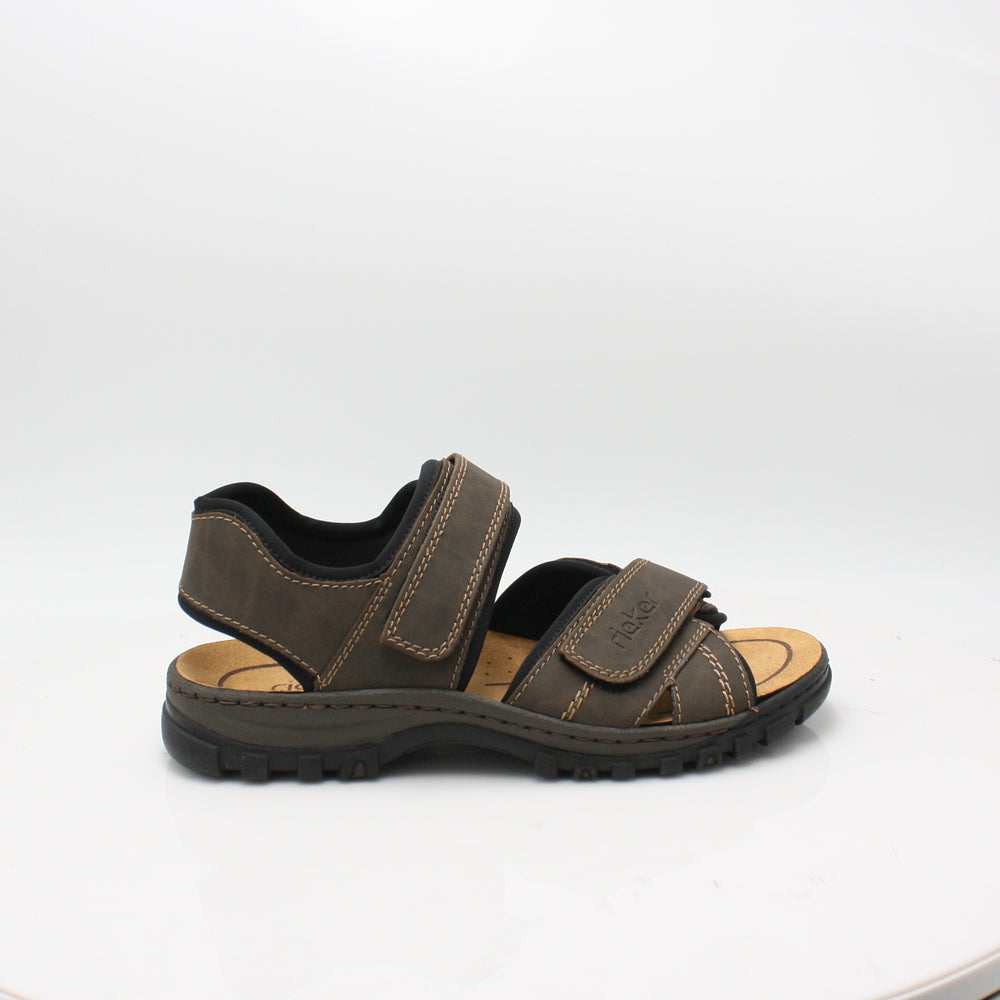 25051 RIEKER 22 SANDAL, Mens, RIEKER SHOES, Logues Shoes - Logues Shoes.ie Since 1921, Galway City, Ireland.