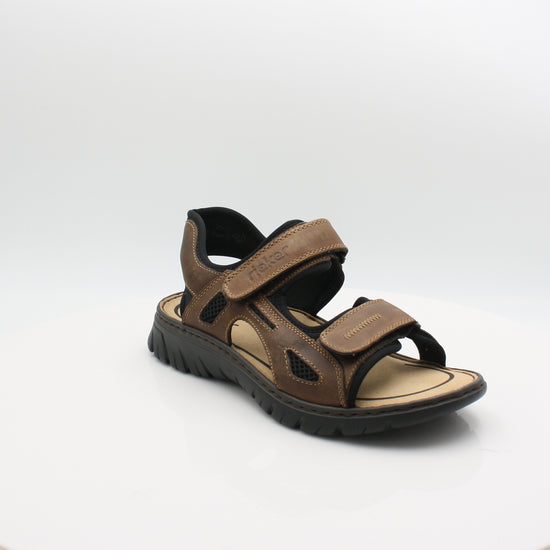 26761 RIEKER 22 SANDAL, Mens, RIEKER SHOES, Logues Shoes - Logues Shoes.ie Since 1921, Galway City, Ireland.