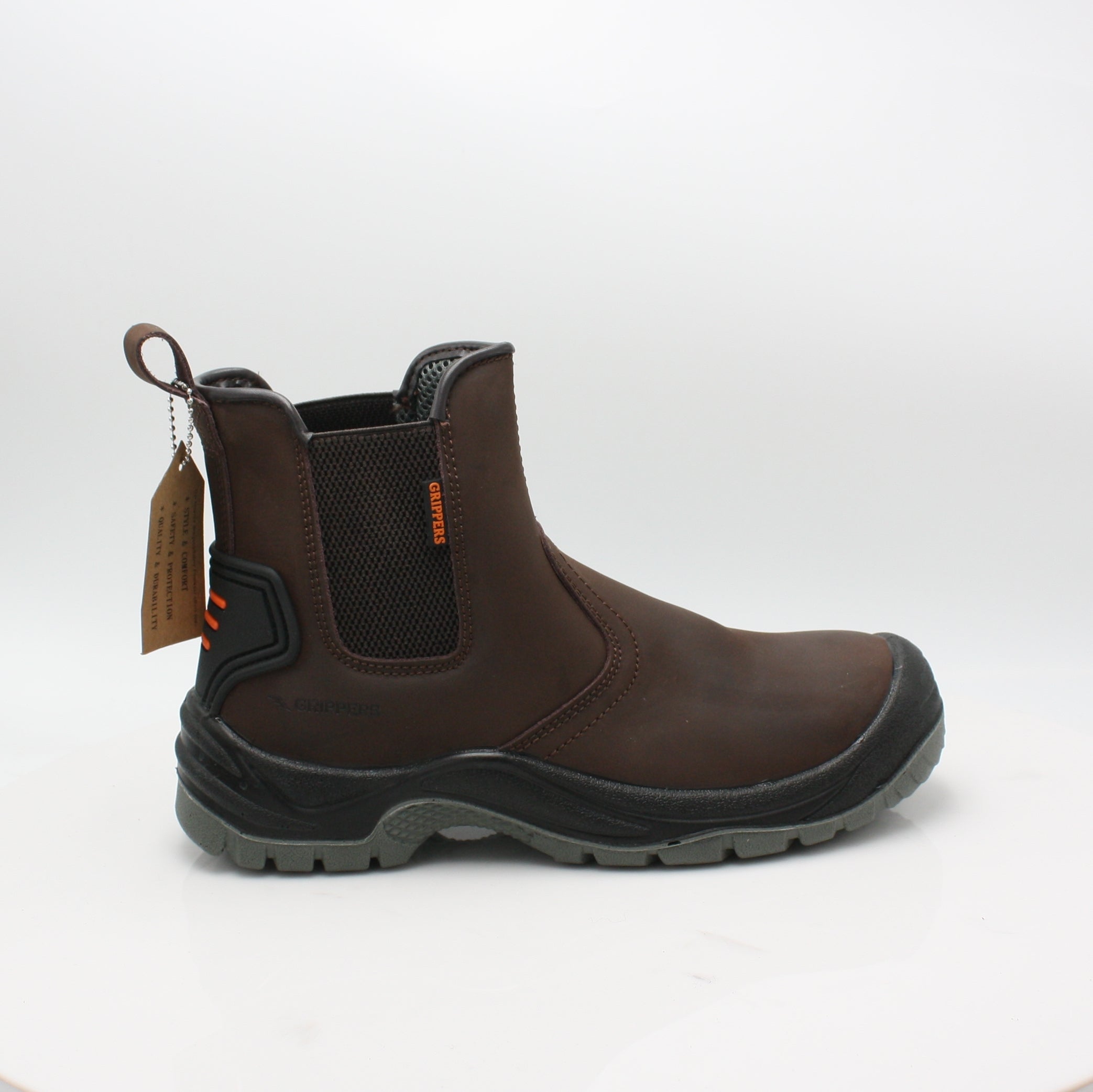 9026 DEALER BOOT GRIPPERS, Mens, NO RISK SAFTEY FIRST, Logues Shoes - Logues Shoes.ie Since 1921, Galway City, Ireland.