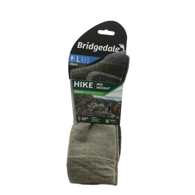 HIKE MID WEIGHT SOCK, Socks, Burton Mc Call ( Bridgedale), Logues Shoes - Logues Shoes.ie Since 1921, Galway City, Ireland.