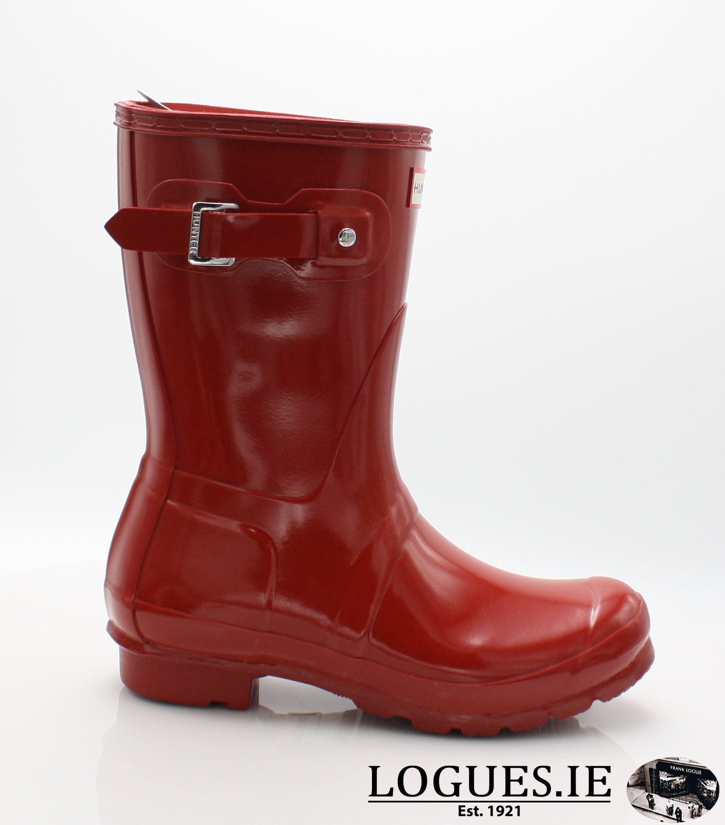 WFS1000RGL ORG GLOSS SHT, Ladies, hunter boot ltd, Logues Shoes - Logues Shoes.ie Since 1921, Galway City, Ireland.