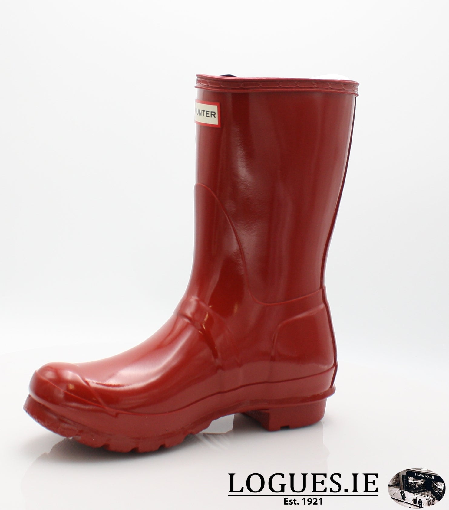 WFS1000RGL ORG GLOSS SHT, Ladies, hunter boot ltd, Logues Shoes - Logues Shoes.ie Since 1921, Galway City, Ireland.