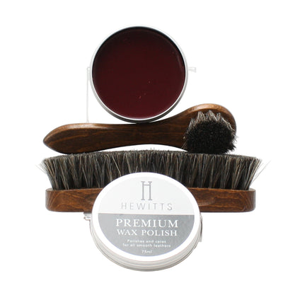 HEWITTS PREMIUM BRUSH SET, Shoe Care, EURO LEATHERS, Logues Shoes - Logues Shoes.ie Since 1921, Galway City, Ireland.