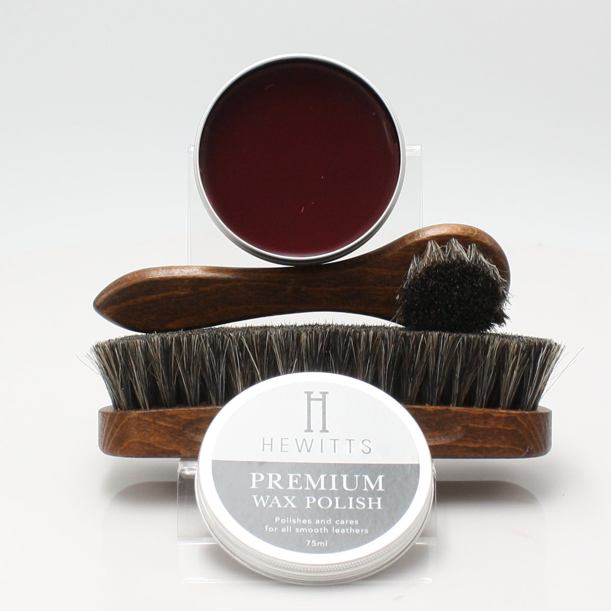 HEWITTS PREMIUM BRUSH SET, Shoe Care, EURO LEATHERS, Logues Shoes - Logues Shoes.ie Since 1921, Galway City, Ireland.