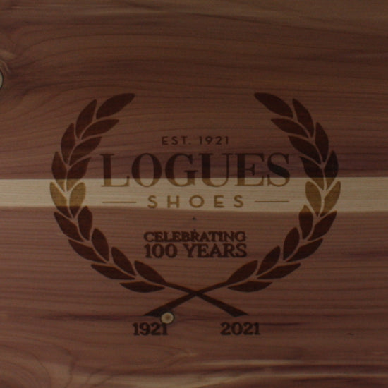 LARGE  CEDAR BOX ( EMPTY), Shoe Care, EURO LEATHERS, Logues Shoes - Logues Shoes.ie Since 1921, Galway City, Ireland.